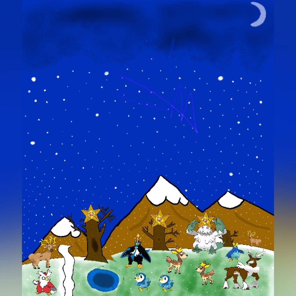 Christmas Pokémon Art